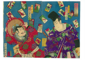 錦絵・花合四季盃