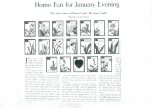 藤雅三「新花がるた」の紹介 （The Ladies’ Home Journal）