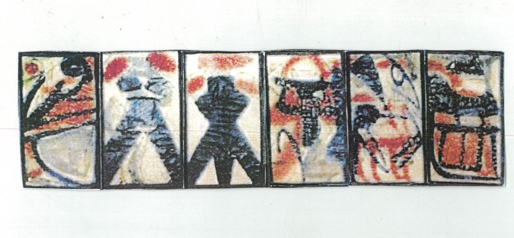 Silver Coated Cards of Thvnberg’s Awase Carta.