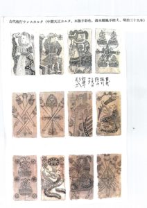 天正カルタ模写図・清水晴風手控帖